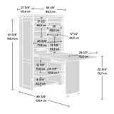 Miscellaneous Storage Craft & Sewing Armoire, L: 35.11" x W: 21.81" x H: 61.58"