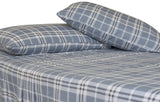 4 Piece 100% Cotton Flannel Sheet Set Queen - High GSM Deep Pockets,