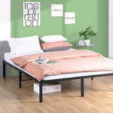 14 Inch Dura Metal Steel Slat Bed Frame, Twin XL
