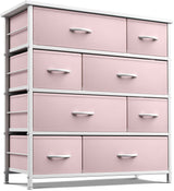 Dresser with 8 Drawers - Furniture Storage Chest for Kid’s, Teens, Bedroom, Nursery,