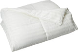 350 Thread Count Cotton Damask Down Alternative Comforter, Twin, White