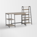 Soho Modern Home Office Desk & 4-Shelf Bookcase