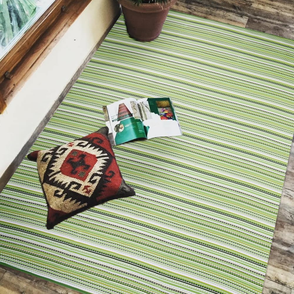 Outdoor/Indoor Rug Plastic Straw Rug Waterproof Portable Outdoor Mat