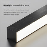 Modern LED Ceiling Light Fixture - 4 Lights Black