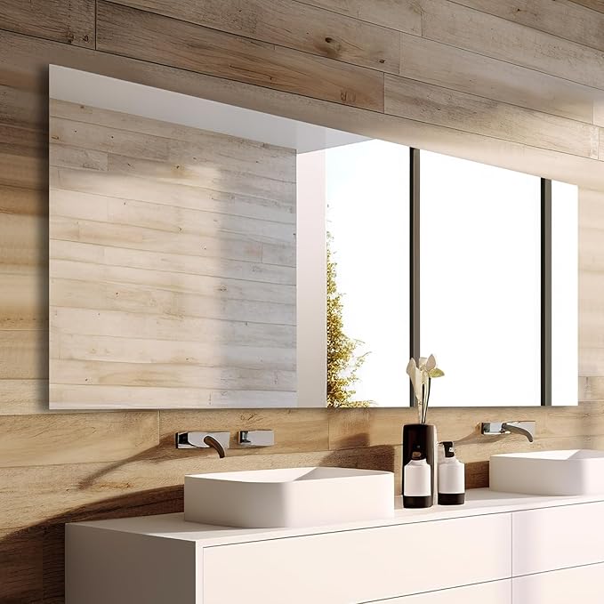 Bathroom Vanity Mirror  Frameless Mirror