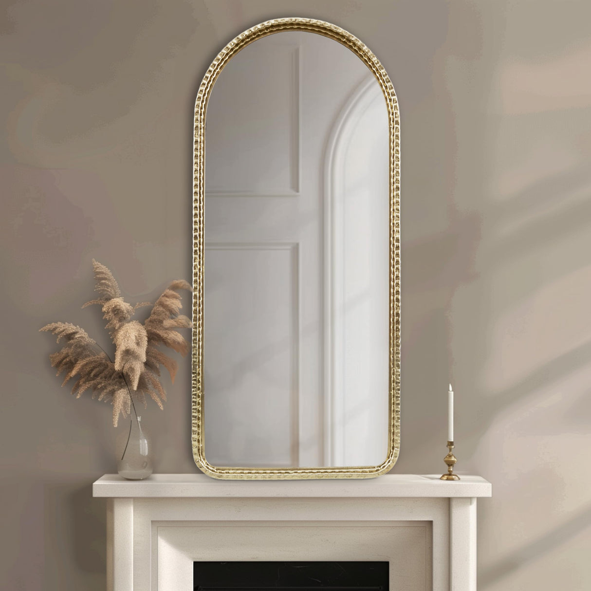Large Hanging Traditional Accent Mirror for Living Room