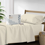 King Size Cotton Sheets Set - 500 Thread Count 4 PC 100% Cotton Sheets for King Bed,