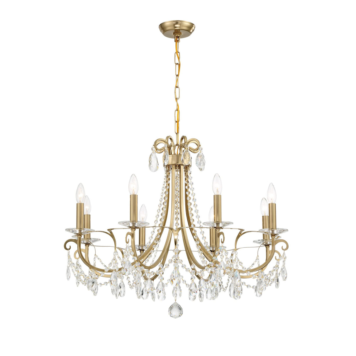 Othello 8 Light Polished Chrome Chandelier