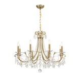 Othello 8 Light Polished Chrome Chandelier