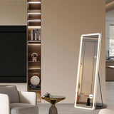 59"x16" Full Length Mirror, Floor Mirror Hanging or Leaning, Full Body Mirror with Stand,