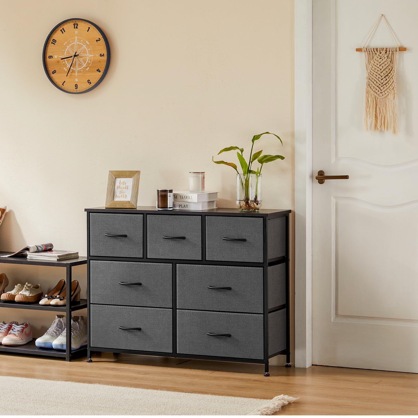 Dresser for Bedroom with 7 Drawers, Storage Organizer Units Furniture