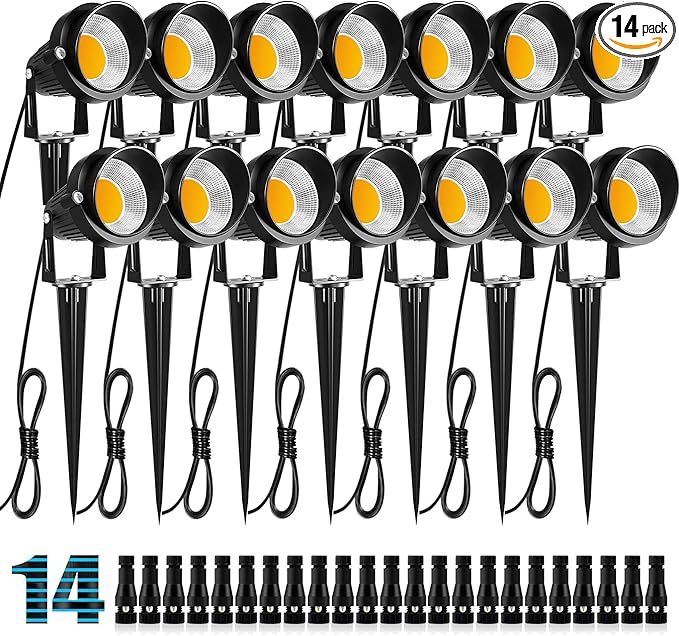 10W Low Voltage Landscape Lights LED Landscape Lighting with Connectors