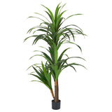 Artificial Dracaena Tree, 5FT, Faux Yucca, Indoor Plant for Home,