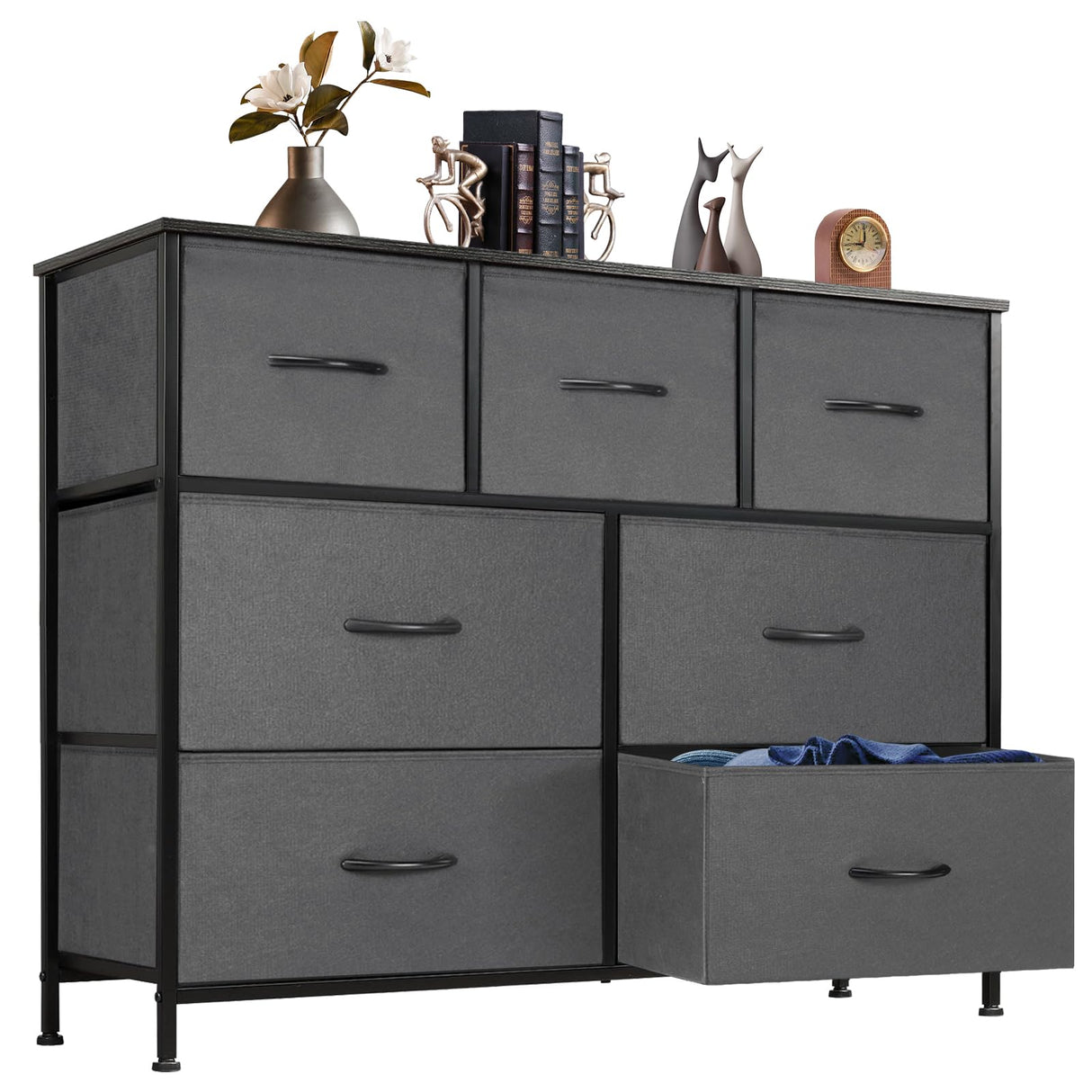 Dresser for Bedroom with 7 Drawers, Storage Organizer Units Furniture