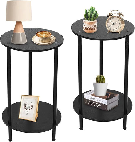 Small Round End Table, Side Table Living Room, Bedside Tables Living Room