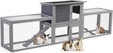 Extra Large Rabbit Hutch Bunny Cage Outdoor Indoor