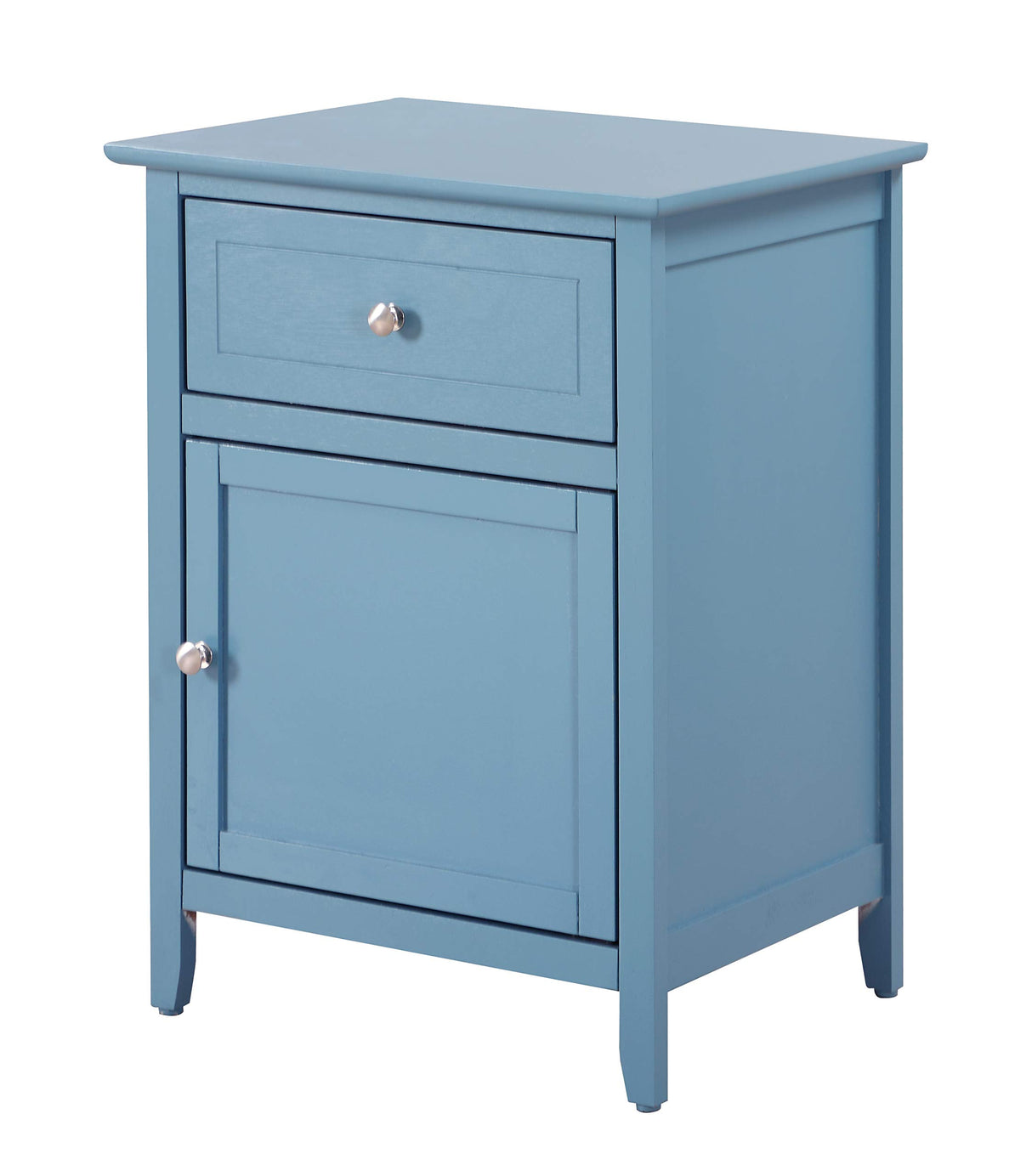 Nightstand Simple Style Bedside Table with Drawer End Table with Storage Cabinet Solid