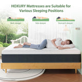 Full Mattress, 12 Inch Green Tea Memory Foam Mattress in a Box