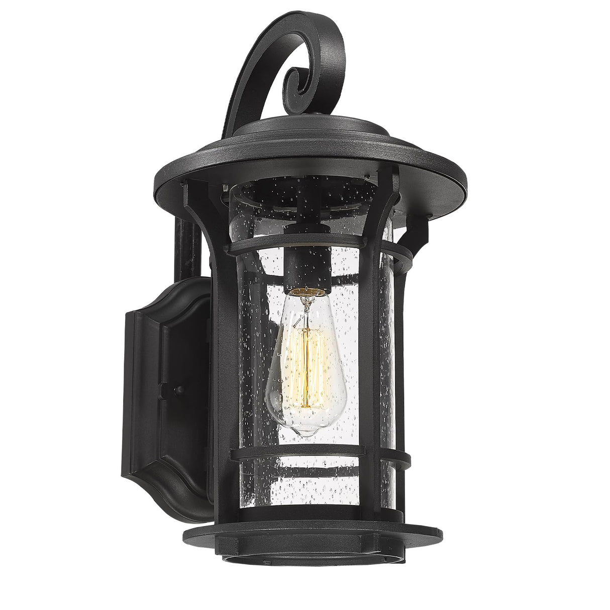 18‘’ Outdoor Exterior Wall Lantern Sconce Modern Farmhouse Wall Fixtures Lantern