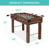 48in Competition Sized Foosball Table, Arcade Table Soccer for Home, Game Room