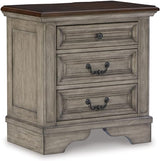 Realyn Nightstand, 1 Drawer, Chipped White