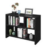 Northfield Console 3-Tier Bookcase, Black