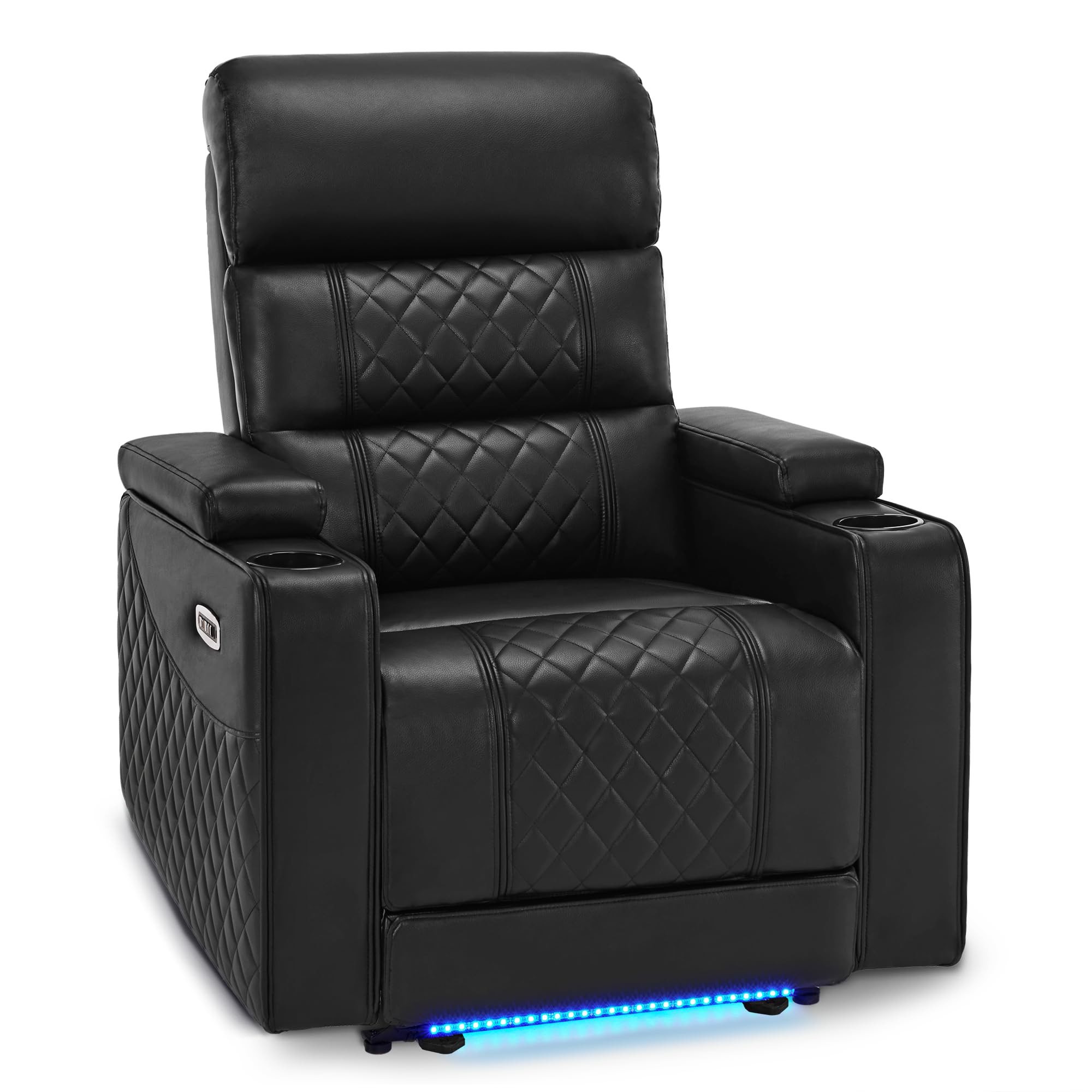 Power Recliner Chair with Adjustable Headrest for Living Room, Electric Reclining Sofa