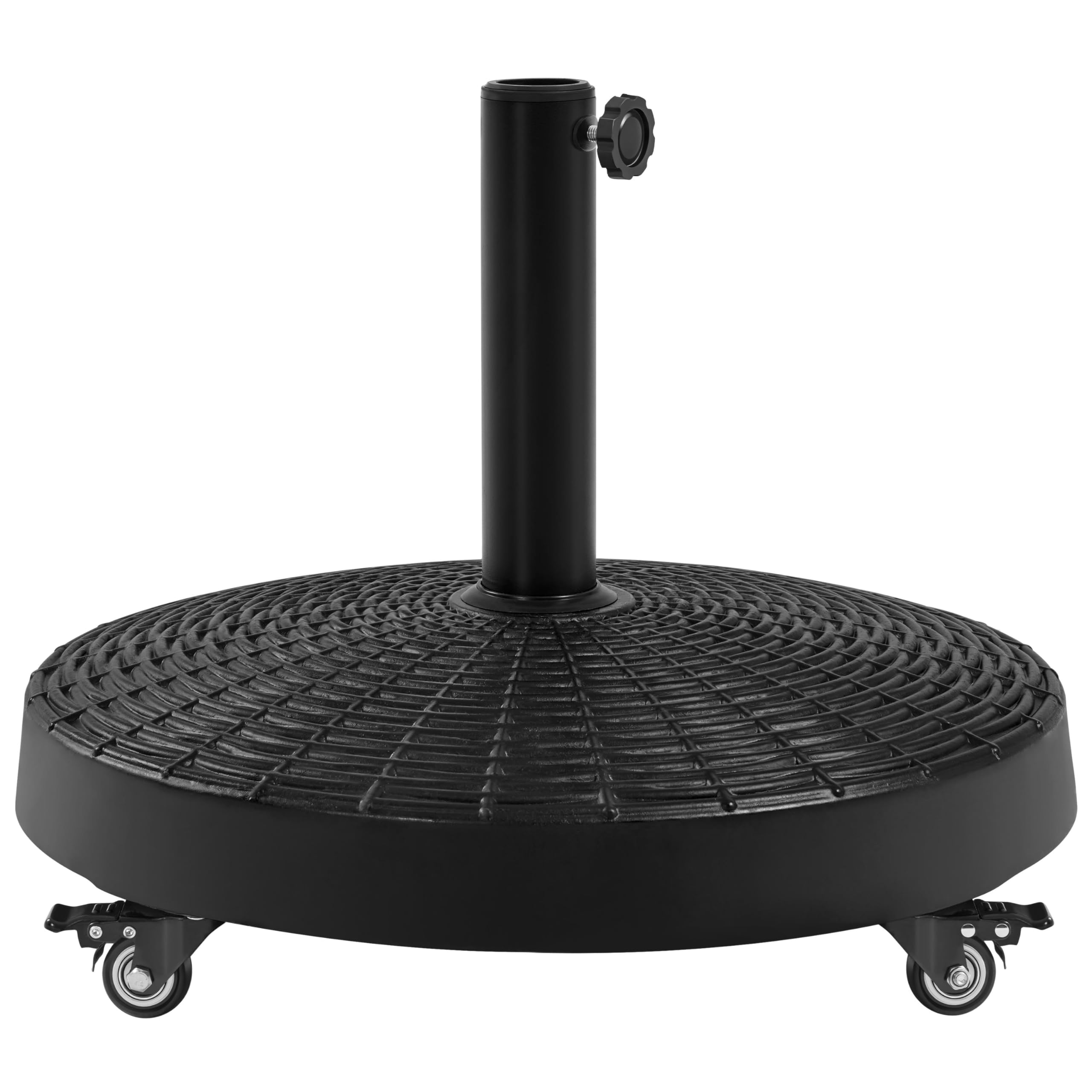 20.5" 55.7lbs Patio Umbrella Base Self-weight Heavy-Duty Resin Base Stand