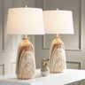 Modern Rustic Table Lamps Set of 2 - 28" Tall