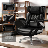 600lbs Big & Tall Office Chair with 3D Heated Massage and Lumbar Support