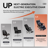 Ergonomic Office Chair with Footrest Electric Reclining Office Chair Big and Tall Executive