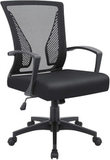 Home Office Desk Chair Task Mid Back Mesh Office Chair Ergonomic Swivel