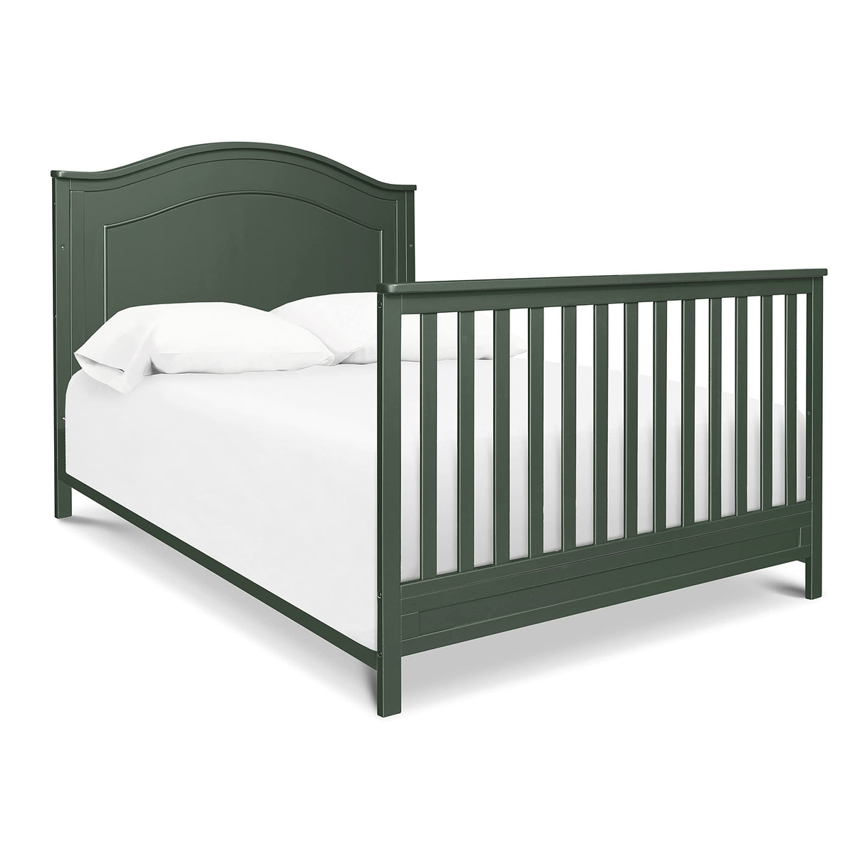 DaVinci Charlie 4-in-1 Convertible Crib in Forest Green, Greenguard Gold Certified