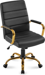 Mid-Back Executive Office Chair with Lumbar Support
