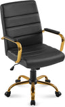 Mid-Back Executive Office Chair with Lumbar Support