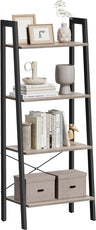 Ladder Shelf, 4-Tier Bookshelf, Storage Rack