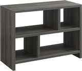 Northfield Console 3-Tier Bookcase, Black