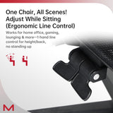 Ergonomic Office Chair with Footrest and Dynamic Lumbar Support