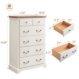 6 Drawers Dresser Chests for Bedroom