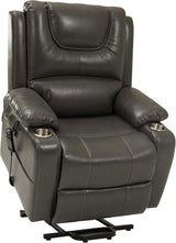 9196E Extra Large Power Recliner Lay Flat Chair Oversized Big Tall Man Dual Motor