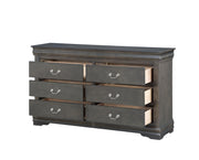 Louis Philippe Dresser in Dark Gray