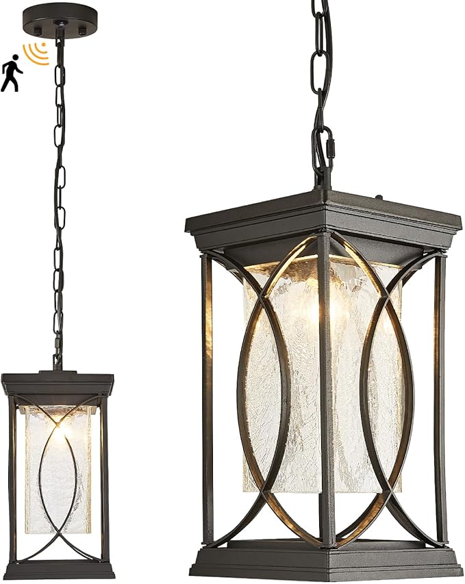 Oil Rubbed Bronze Outdoor Sconce Dusk to Dawn Exterior Light Fixtures Wall Mount Porch Light Modern Outdoor Wall Light