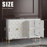 Diagsh 4-Door Buffet Cabinet with Storage - Versatile Sideboard for Kitchen, Dining Room & Entryway | Ideal for Cookware Storage, Coffee Bar & Living Room Organization
