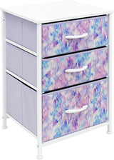 with 3 Drawers - Furniture Storage Chest Tower Unit for Bedroom, Hallway, Closet, Office