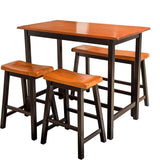 Pomeroy Wood Dining Set, 4-Pcs Set, Black