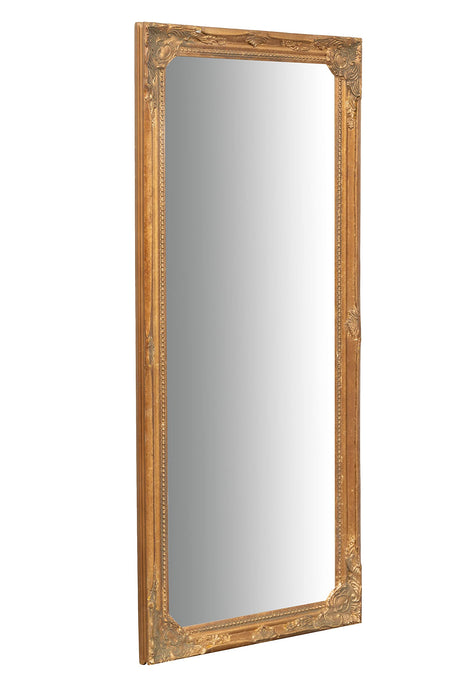 Large mirror for living room 82x35 cm Made in Italy | Bathroom mirror | gold mirror | Vintage