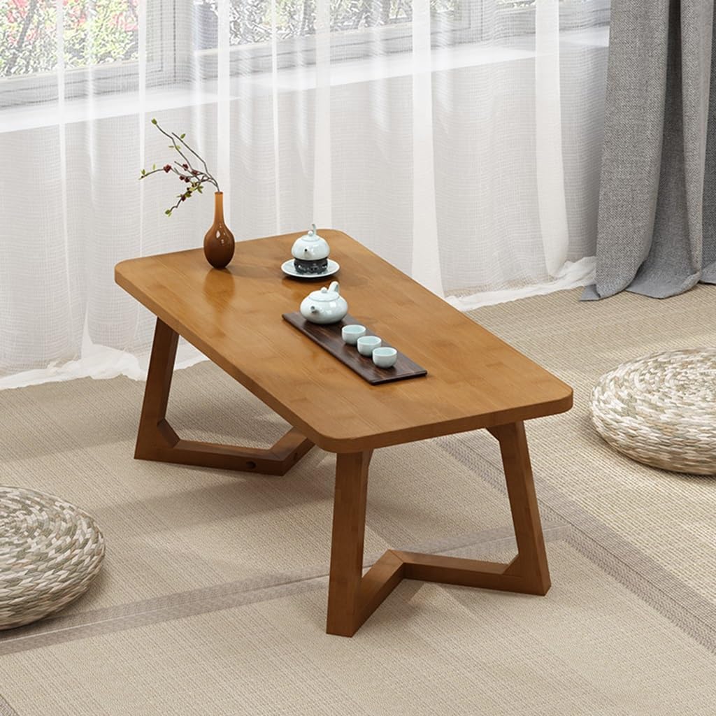 Friendly Multifunction Low Table Bamboo Japanese-Style Coffee Table Balcony Tea Table