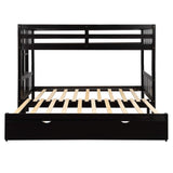 Over Twin/King Bunk Beds with Trundle, Twin Over Pull-Out bunk Bed Accommodate