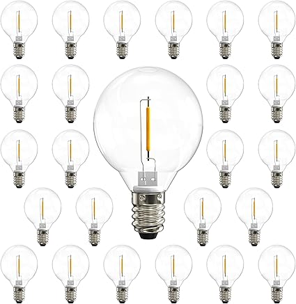 LED Dimmable Edison Light Bulbs 4W, 2200K-2400K Warm White (Amber Glass) ST64