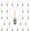 LED Dimmable Edison Light Bulbs 4W, 2200K-2400K Warm White (Amber Glass) ST64